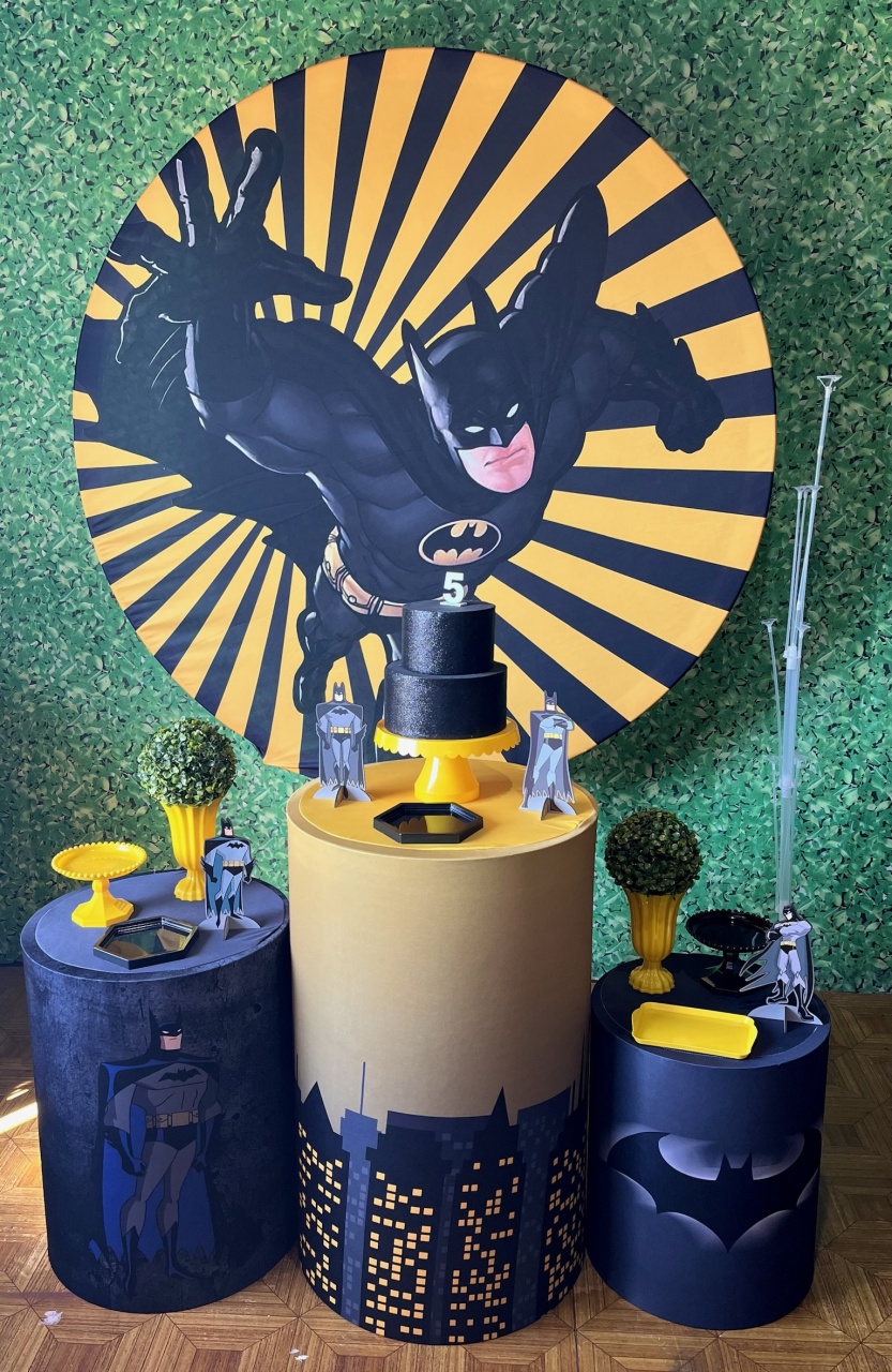 Batman - Kit Básico - Decoreli Decorações Pegue e Monte