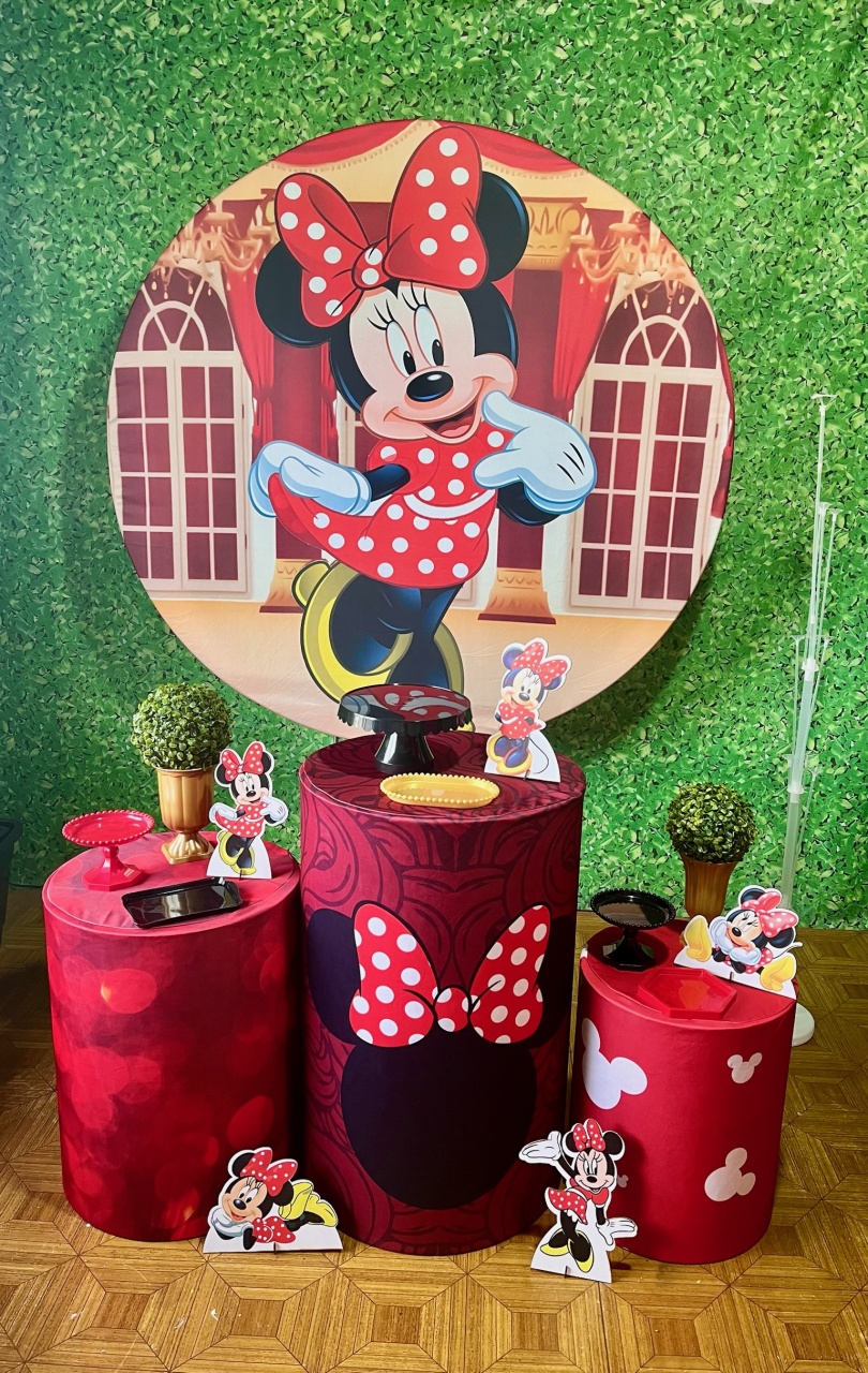 Minnie Vermelha - Kit Básico - Decoreli Decorações Pegue e Monte