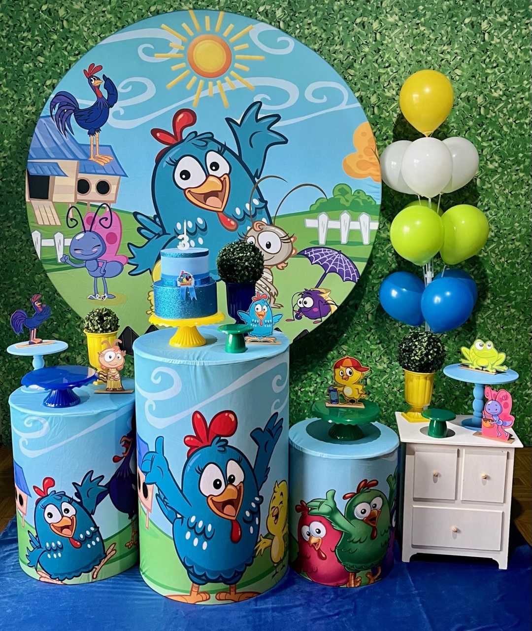 Galinha Pintadinha - Decoreli Decorações Pegue e Monte