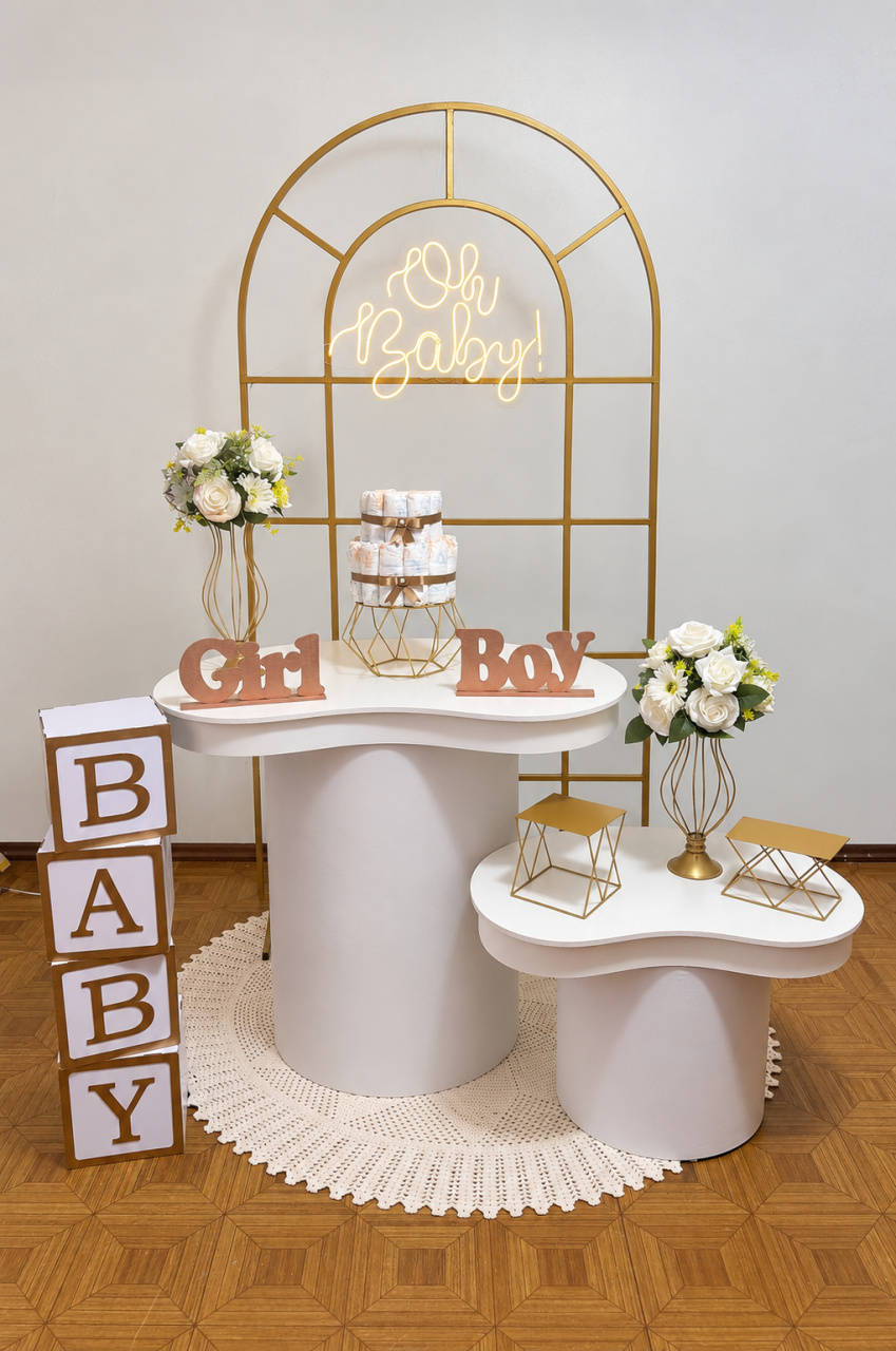 Oh Baby Orgânico + Led - Decoreli Decorações Pegue e Monte