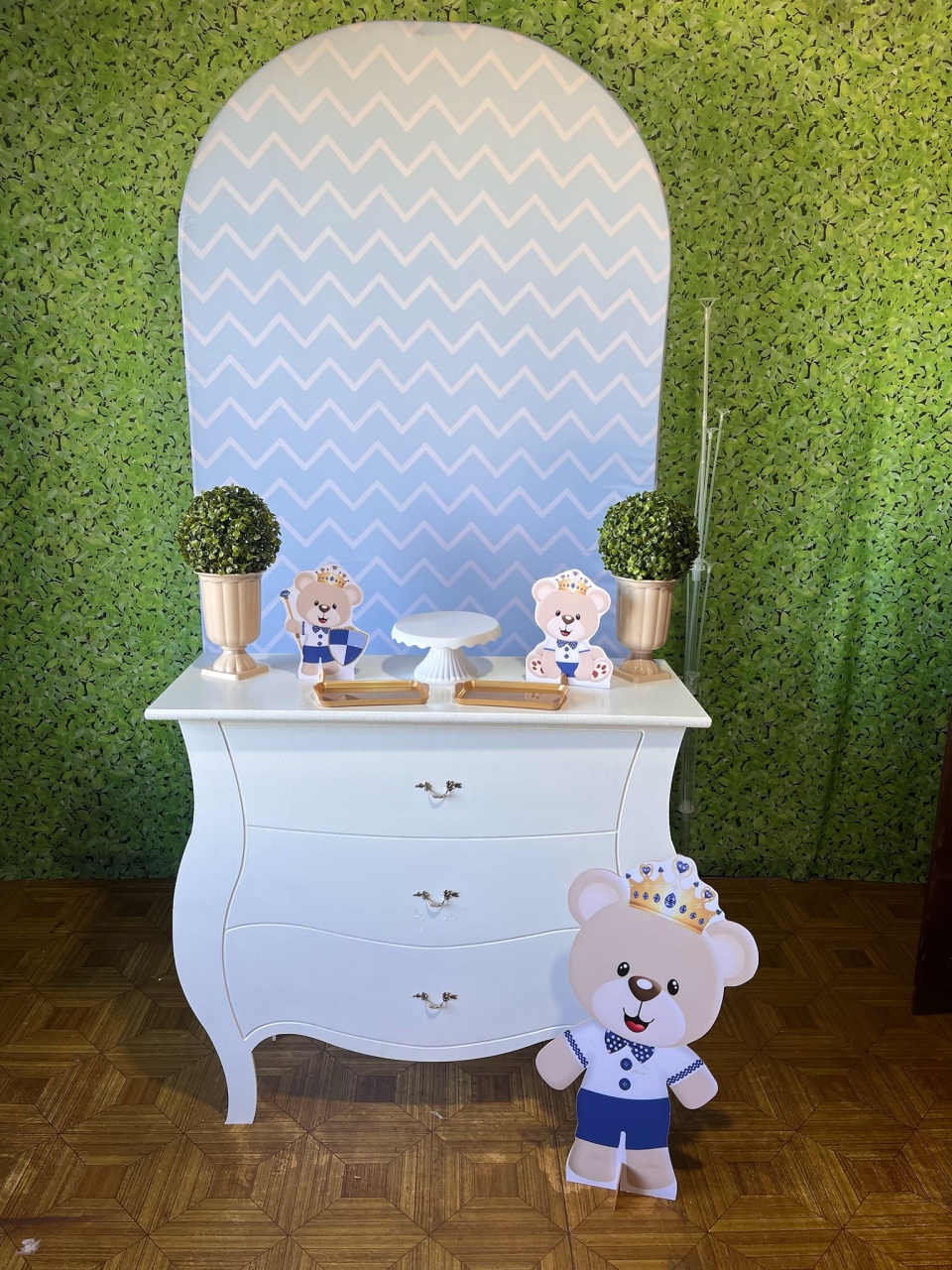 Urso Príncipe - Kit Pocket - Decoreli Decorações Pegue e Monte