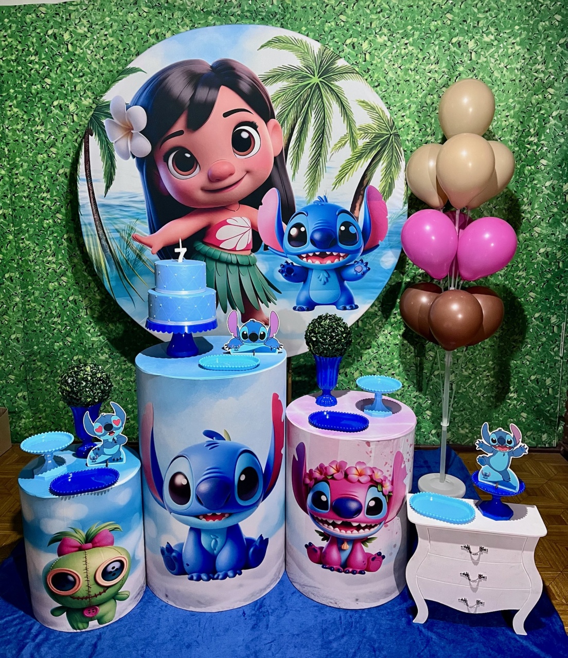 Lilo E Stitch 2 - Kit Médio - Decoreli Decorações Pegue e Monte