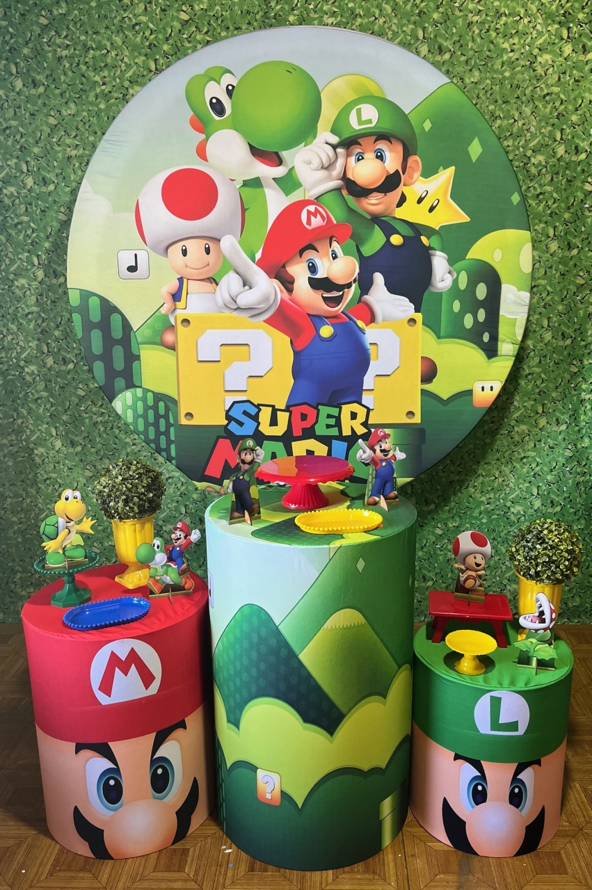 Mário Bross - Kit Básico - Decoreli Decorações Pegue e Monte