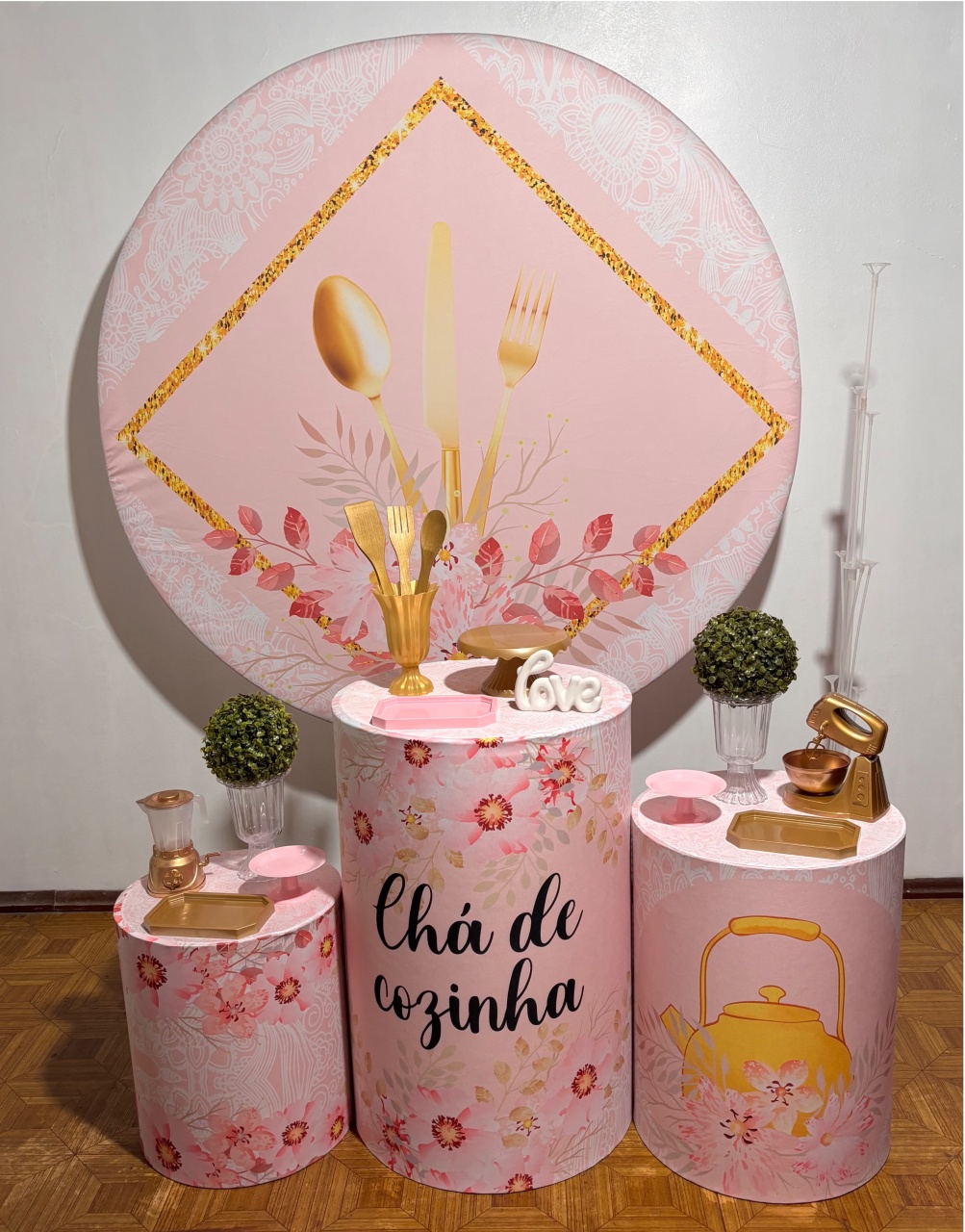 Chá de Cozinha - Kit Básico - Decoreli Decorações Pegue e Monte