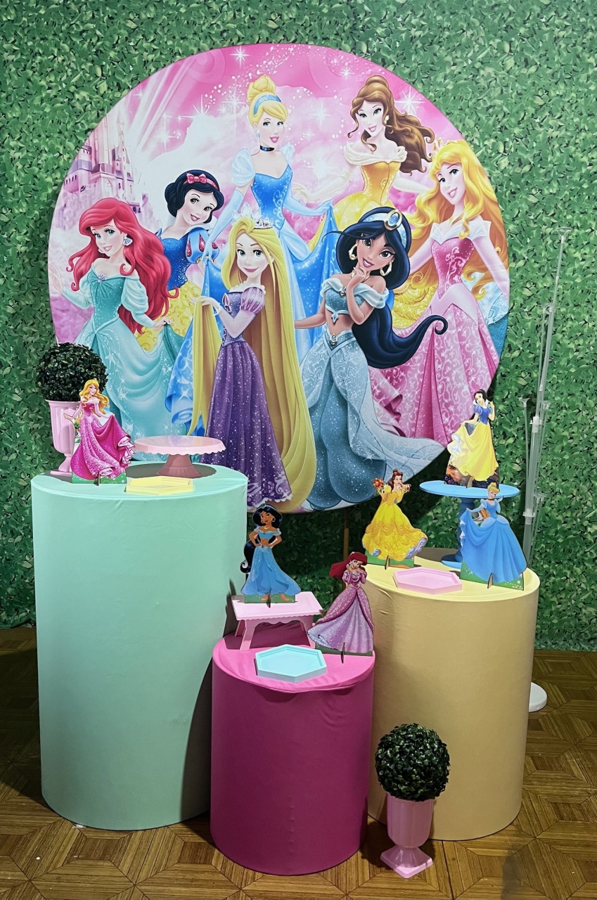 Princesas Disney - Básico - Decoreli Decorações Pegue e Monte