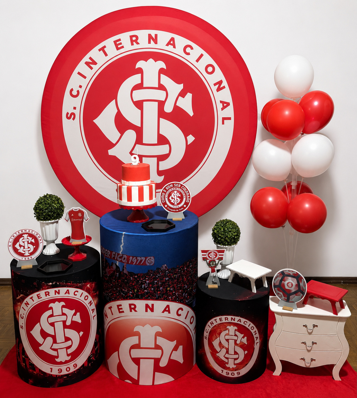 Internacional - Kit Médio 1 - Decoreli Decorações Pegue e Monte