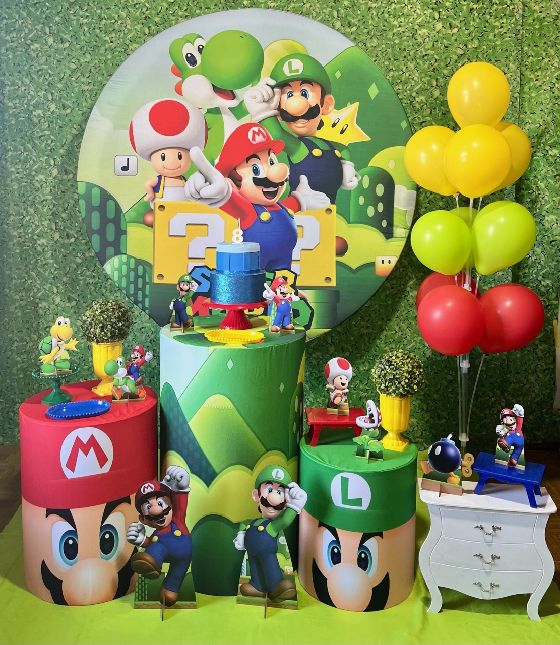 Mário Bross - Kit Médio - Decoreli Decorações Pegue e Monte