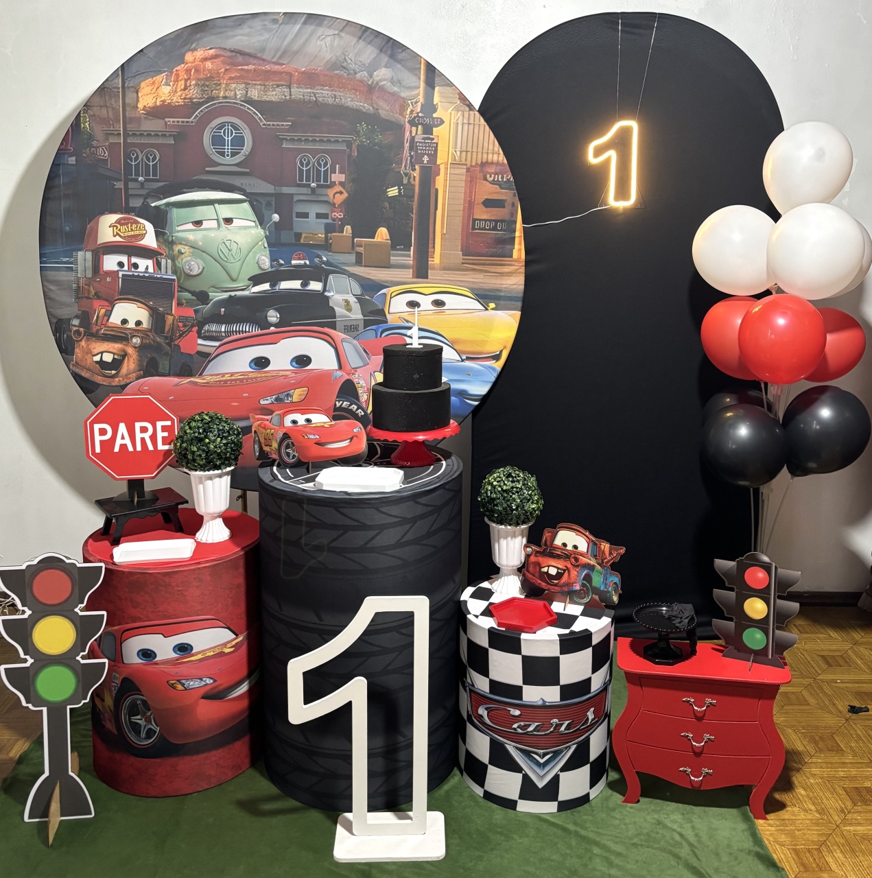 Carros - Kit Completo - Decoreli Decorações Pegue e Monte