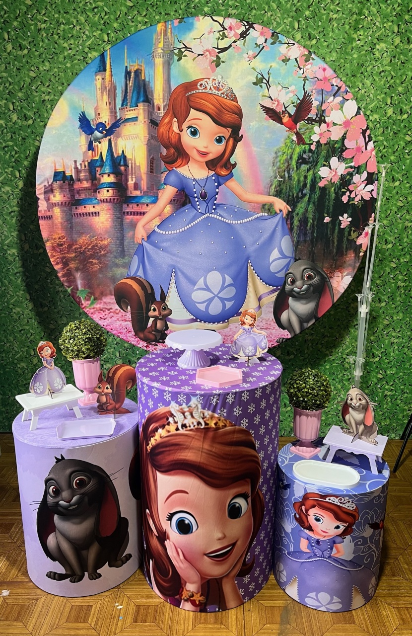Princesa Sofia - Kit Básico - Decoreli Decorações Pegue e Monte