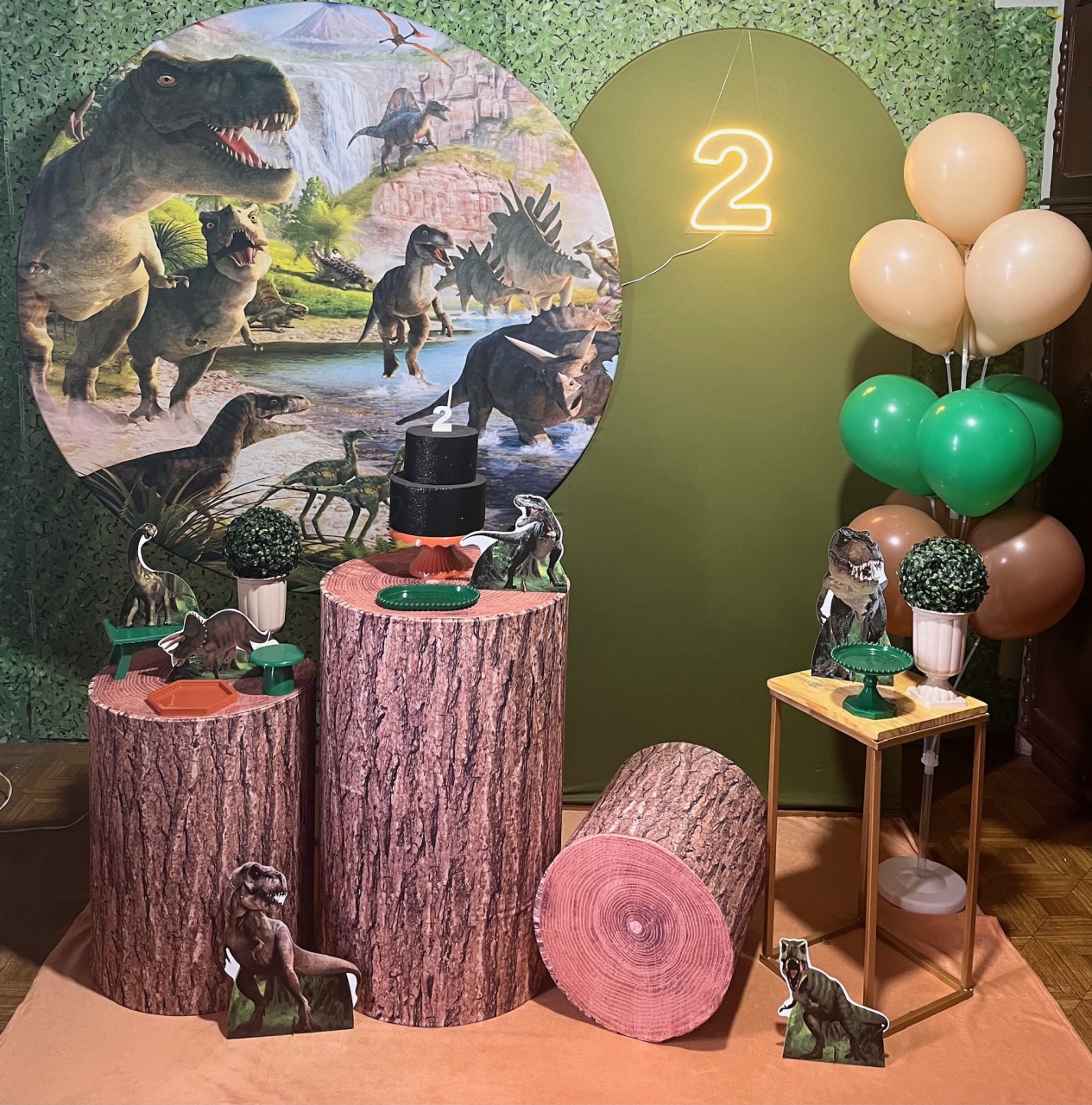 Dinossauros - Kit Completo - Decoreli Decorações Pegue e Monte