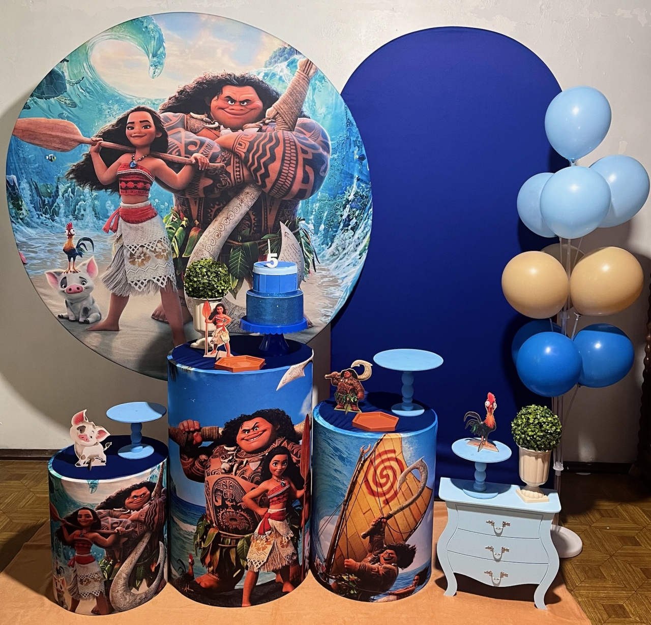 Moana - Completo - Decoreli Decorações Pegue e Monte