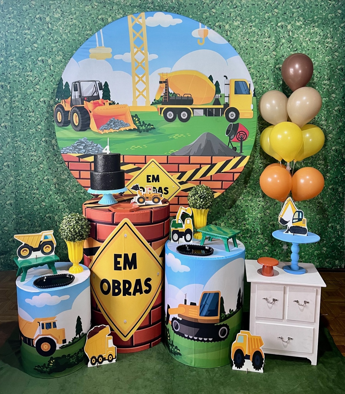 Obras - Kit Médio - Decoreli Decorações Pegue e Monte