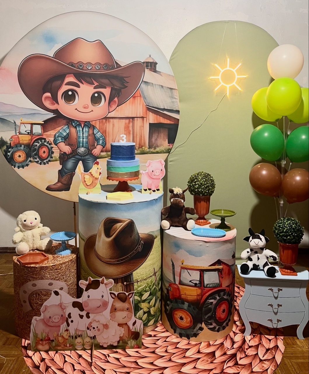 Fazendeiro - Kit Completo - Decoreli Decorações Pegue e Monte