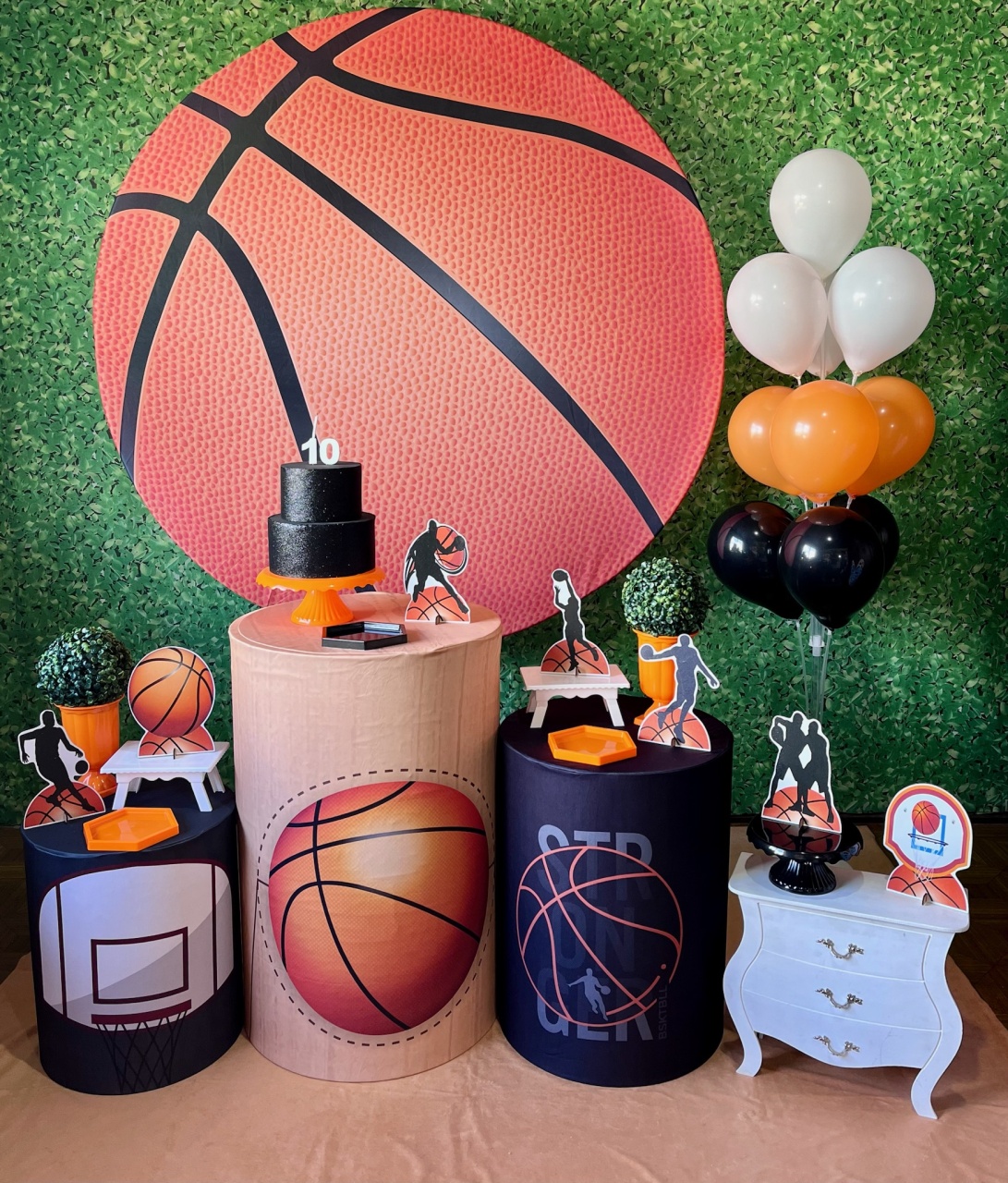 Basquete - Kit Médio - Decoreli Decorações Pegue e Monte