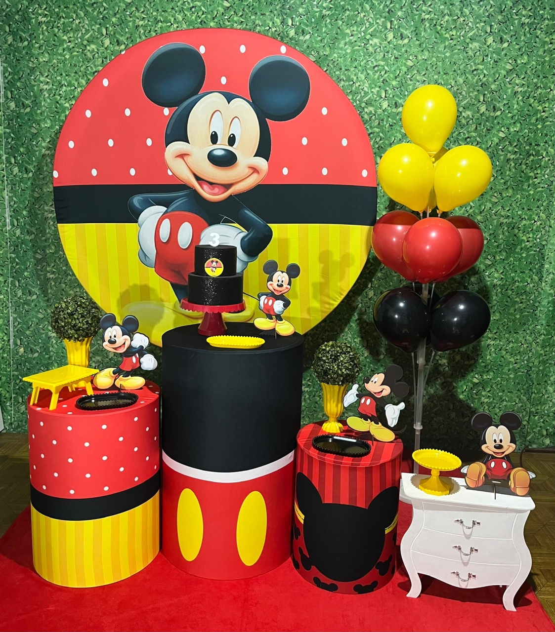 Mickey - Kit Médio - Decoreli Decorações Pegue e Monte