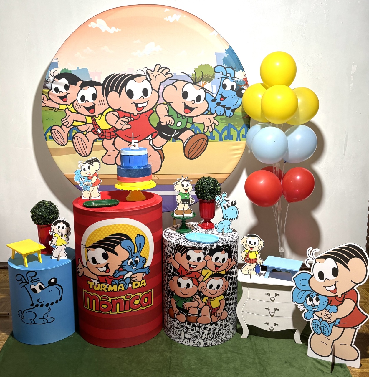Turma da Mônica - Decoreli Decorações Pegue e Monte