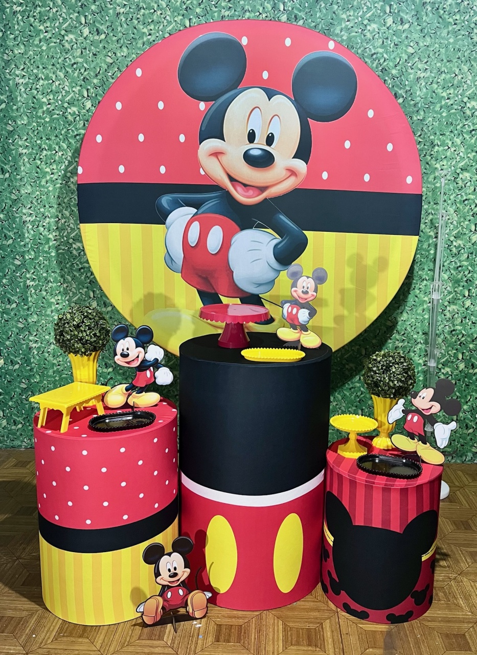 Mickey - Kit Básico - Decoreli Decorações Pegue e Monte
