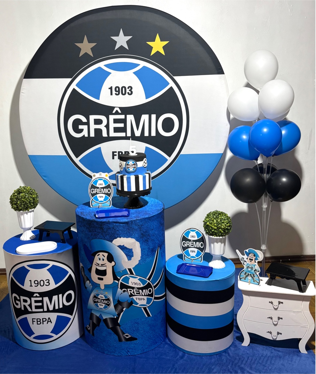 Grêmio - Kit Médio - Decoreli Decorações Pegue e Monte
