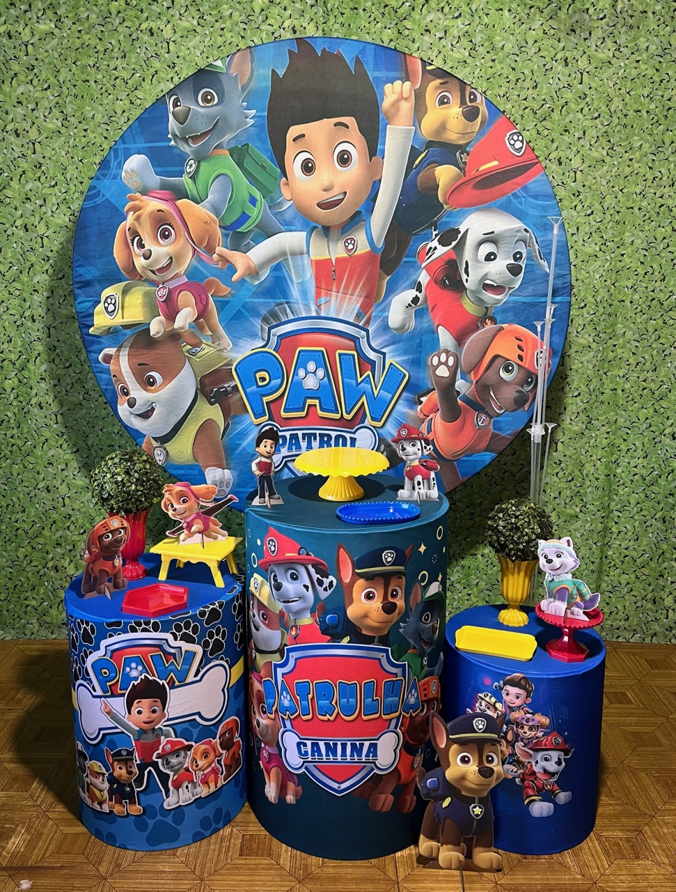 Patrulha Canina - Kit Básico - Decoreli Decorações Pegue e Monte