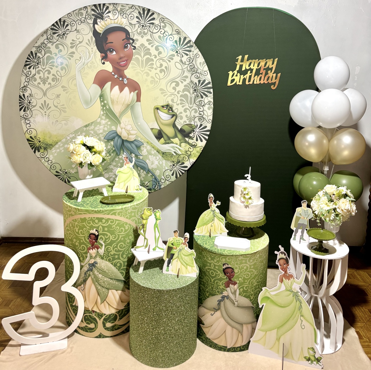 Tiana - Kit Complet - Decoreli Decorações Pegue e Monte