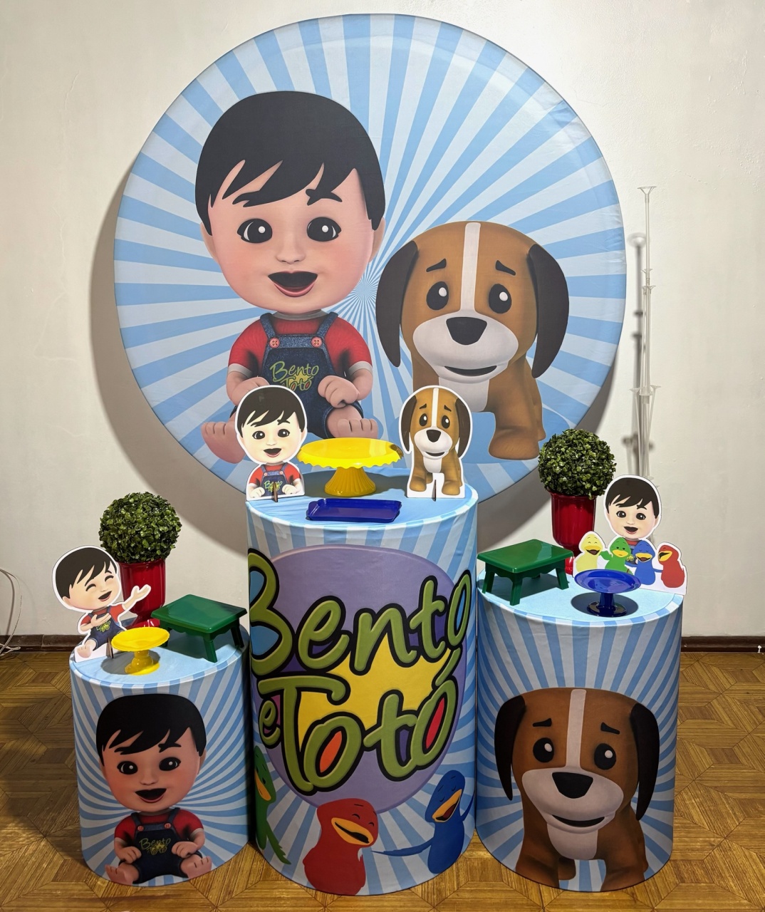 Bento E Totó - Kit Básico - Decoreli Decorações Pegue e Monte
