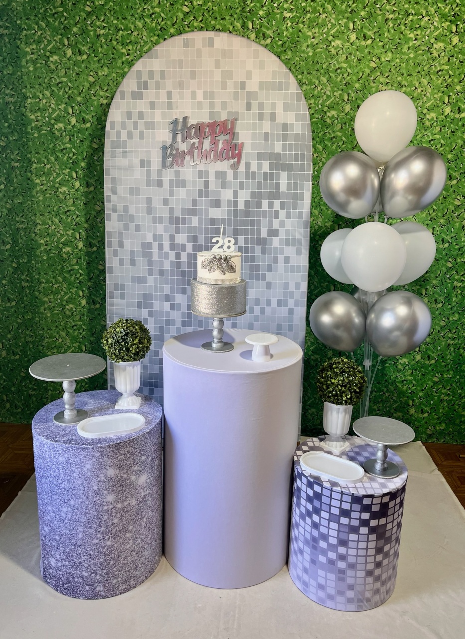 Prata E Branco 1 - Decoreli Decorações Pegue e Monte