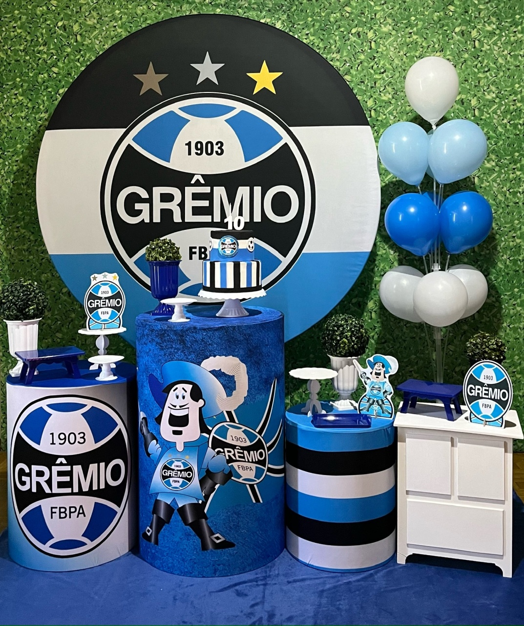 Grêmio - Kit Médio - Decoreli Decorações Pegue e Monte