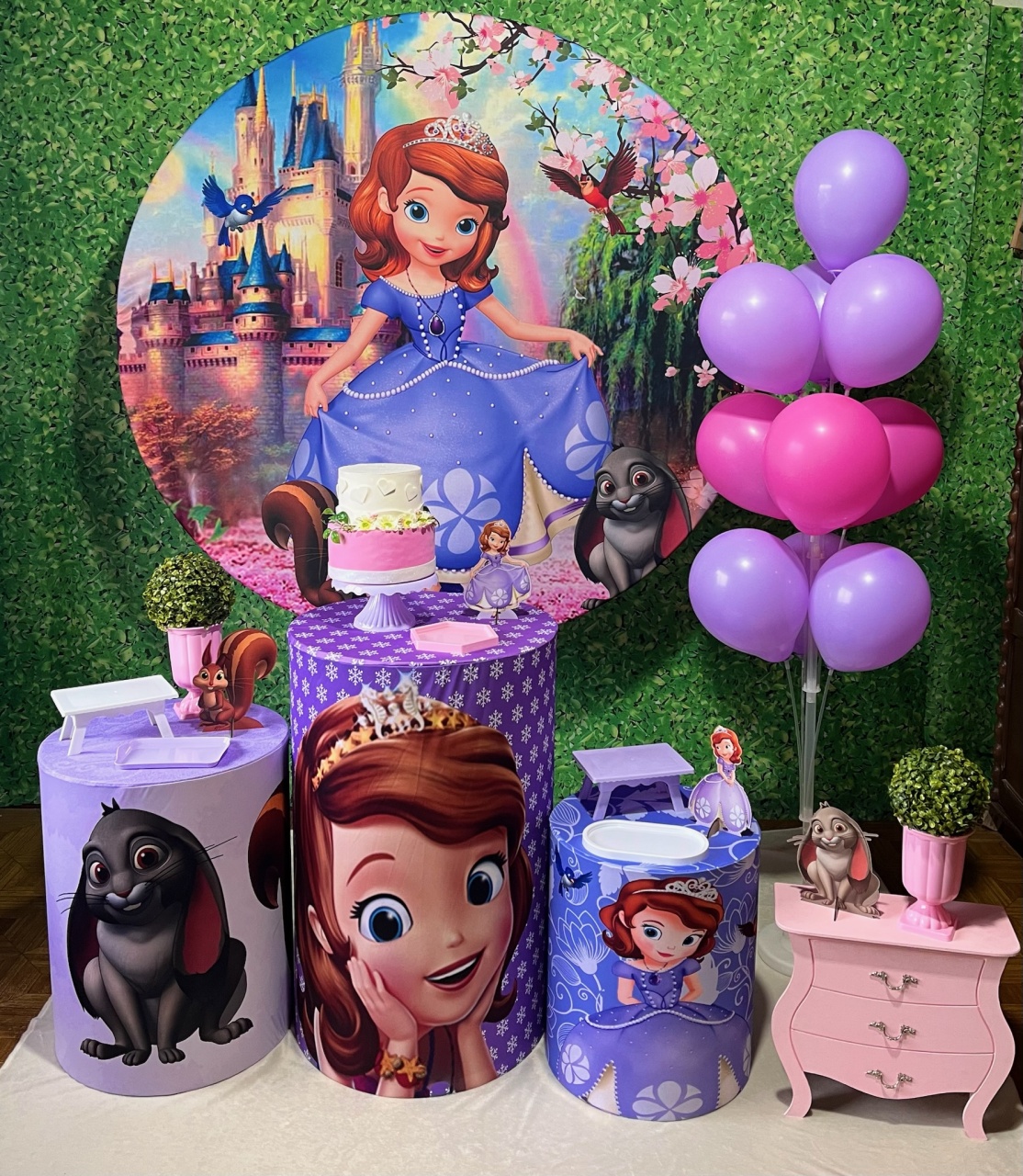 Princesa Sofia - Kit Médio - Decoreli Decorações Pegue e Monte