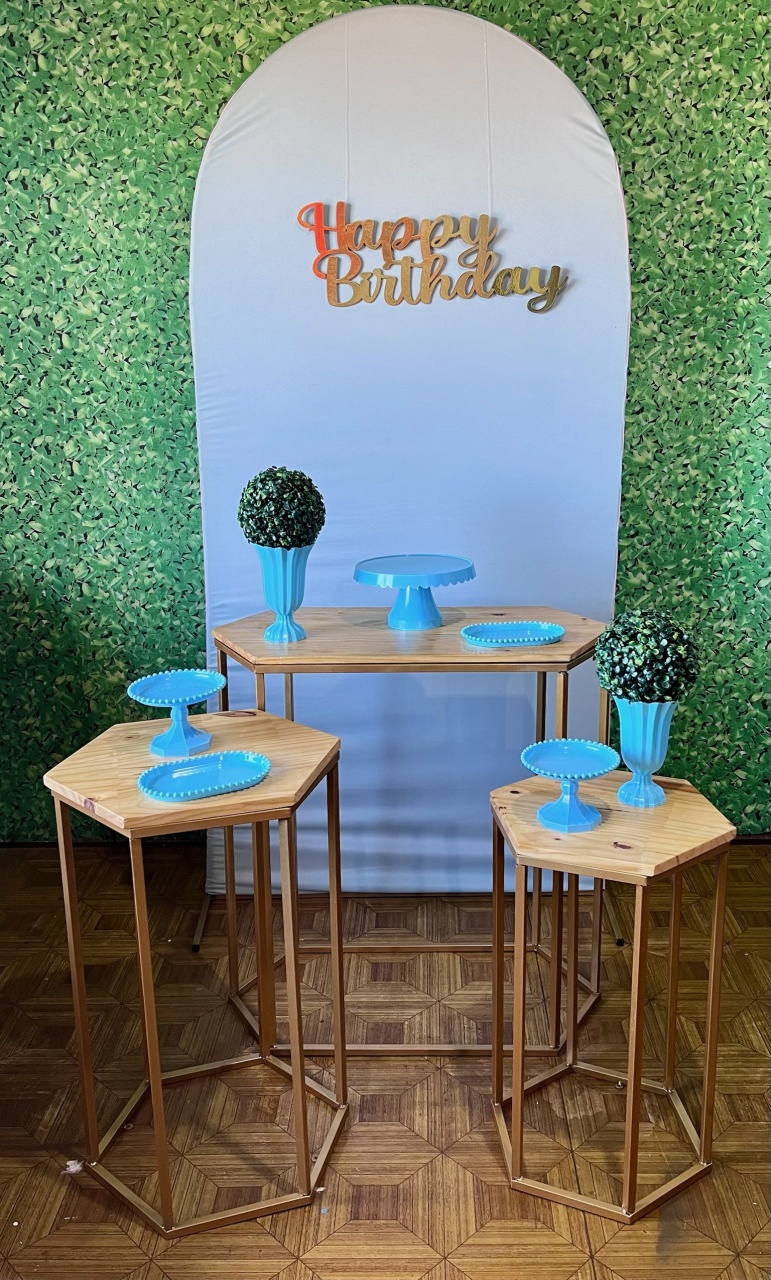 Kit Outono - Azul Bebê - Decoreli Decorações Pegue e Monte