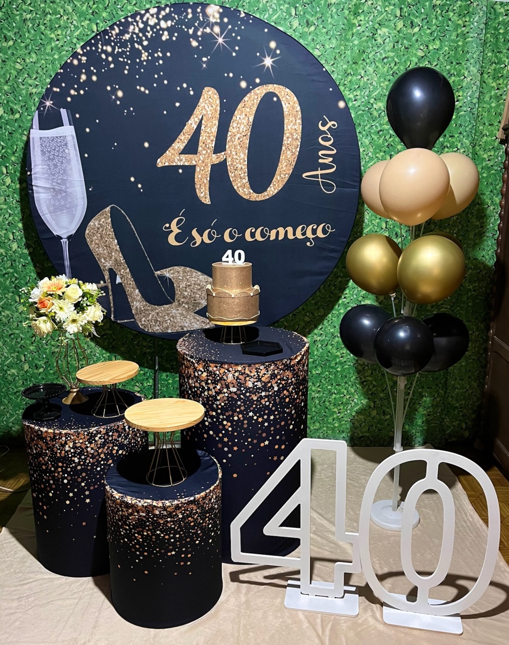40 Anos | - Decoreli Decorações Pegue e Monte