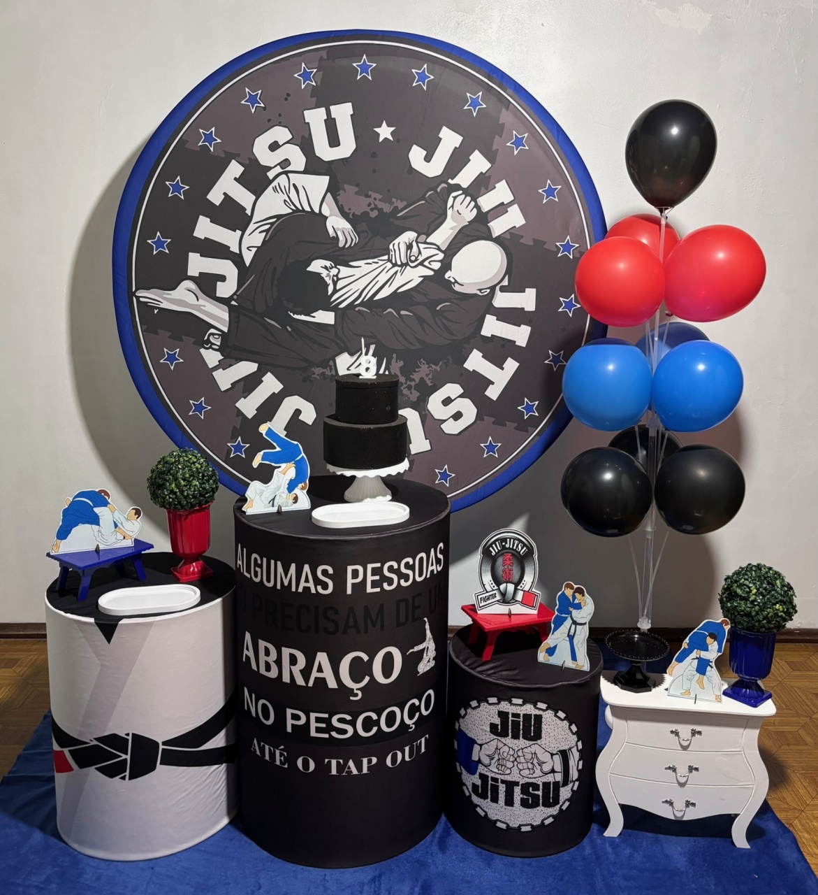 Jiu-Jítsu - Kit Médio - Decoreli Decorações Pegue e Monte