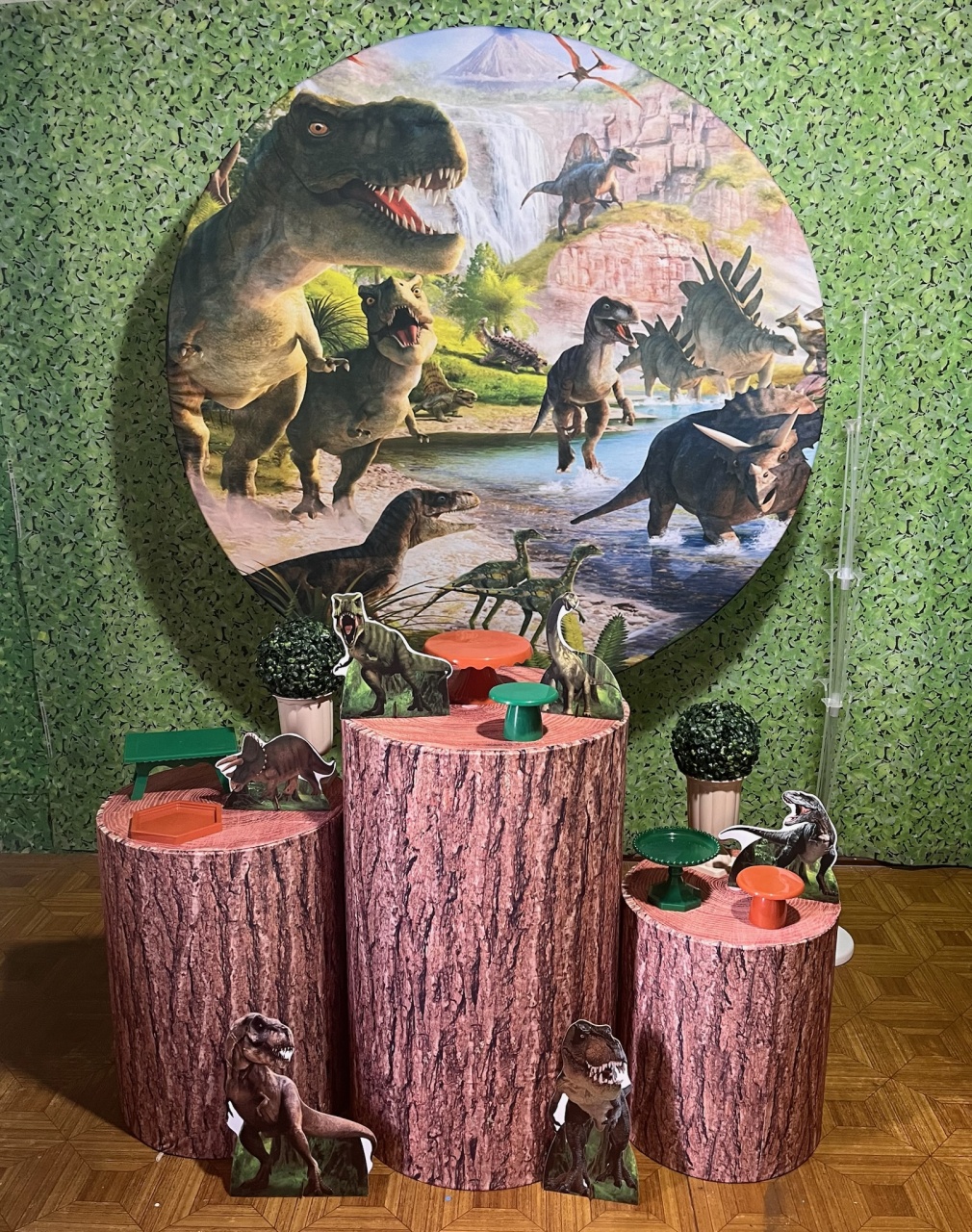 Dinossauro - Kit Básico - Decoreli Decorações Pegue e Monte