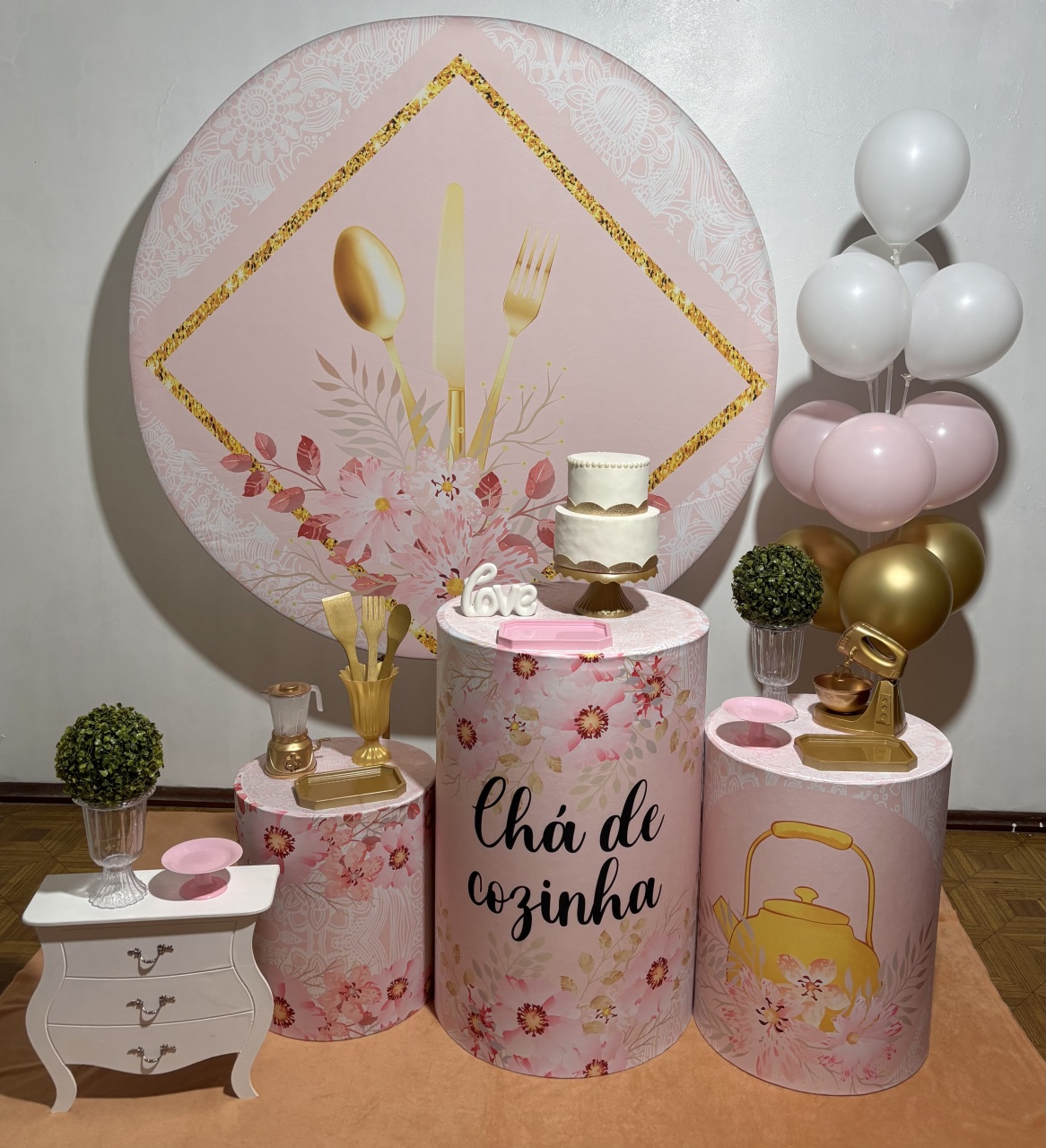 Chá de Cozinha - Kit Médio - Decoreli Decorações Pegue e Monte