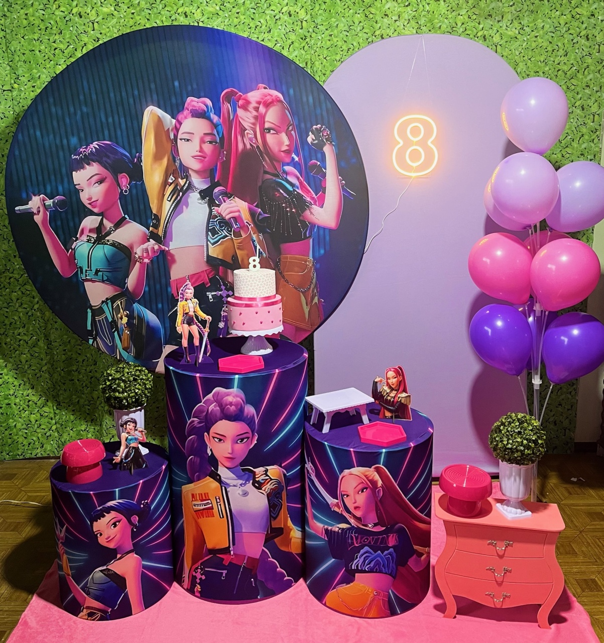 Guerreiras K-Pop - Kit Completo - Decoreli Decorações Pegue e Monte