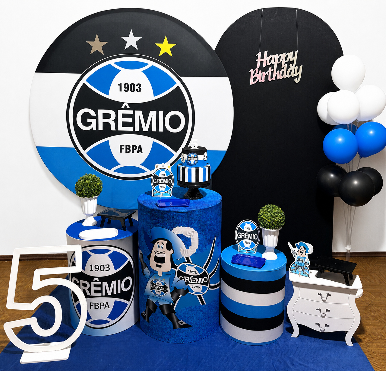 Grêmio - Kit Completo - Decoreli Decorações Pegue e Monte