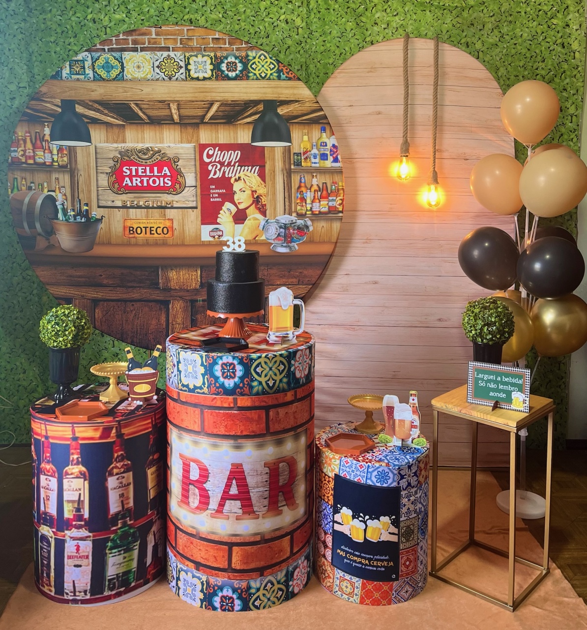 Bar - Kit Completo - Decoreli Decorações Pegue e Monte