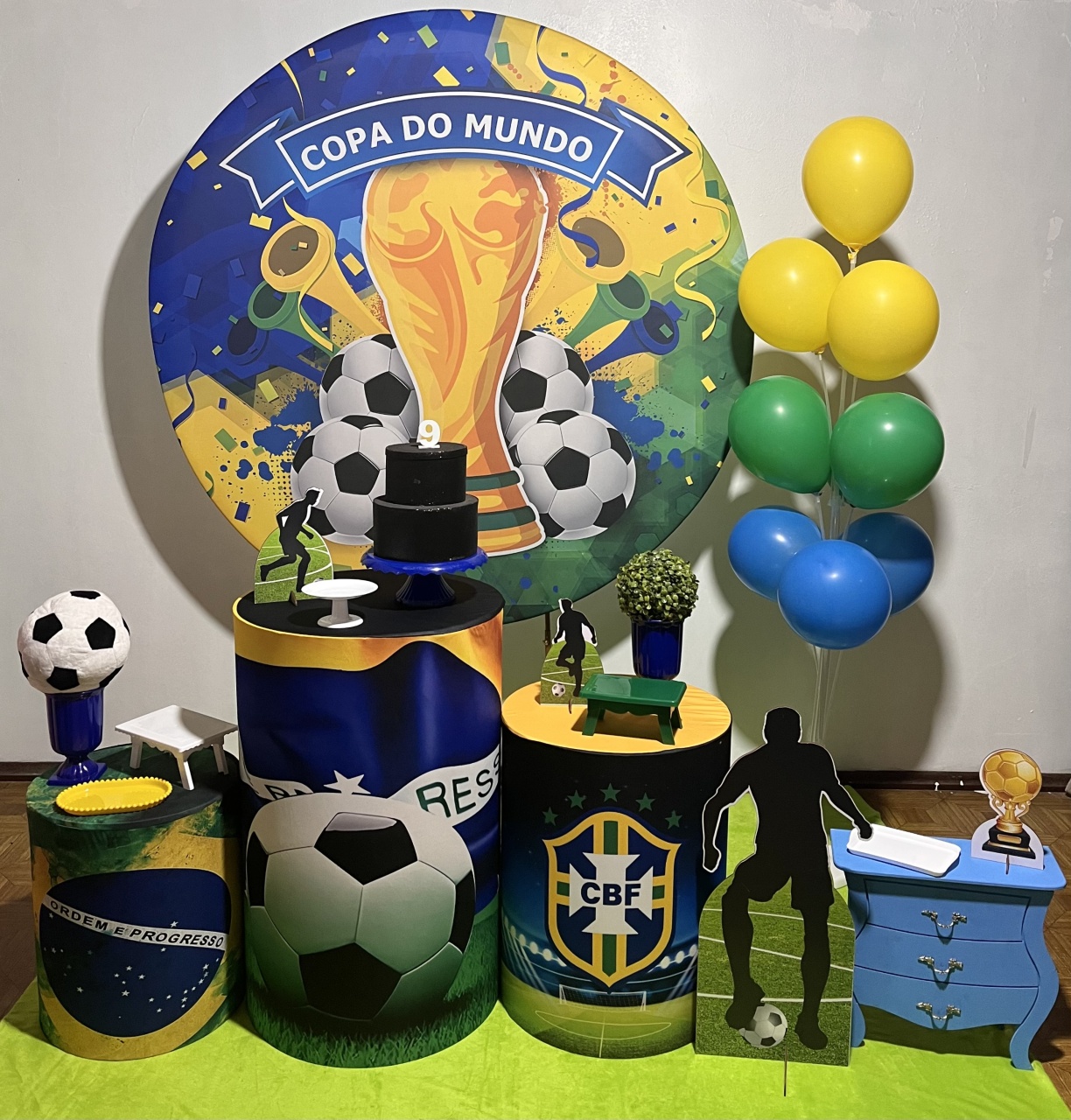 Copa Do Mundo Médio - Decoreli Decorações Pegue e Monte