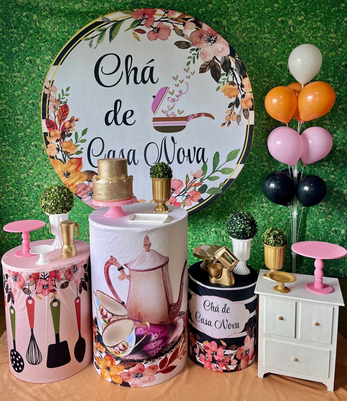 Chá de Casa Nova 1 - Kit Médio - Decoreli Decorações Pegue e Monte