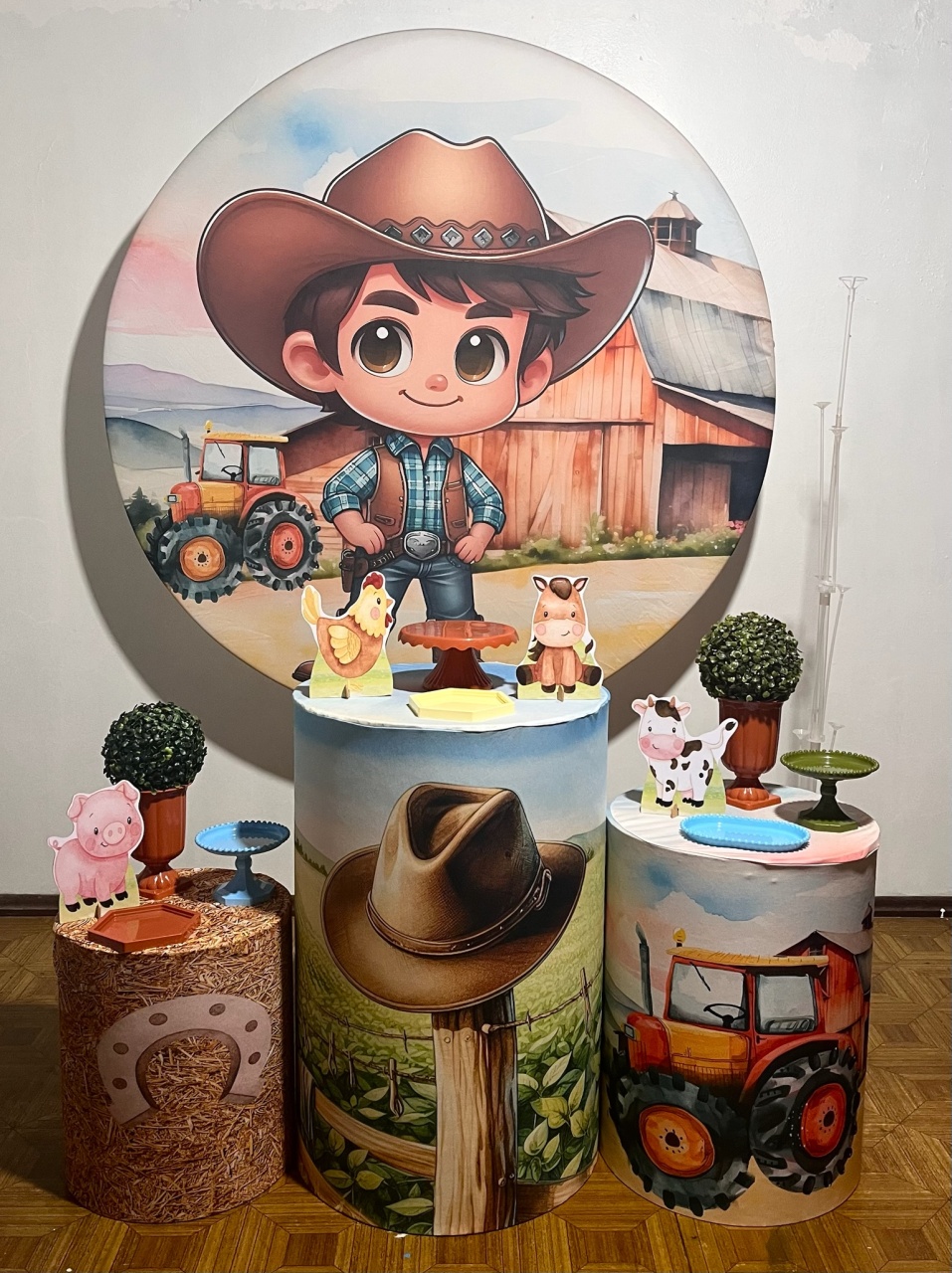 Fazendeiro - Kit Básico - Decoreli Decorações Pegue e Monte