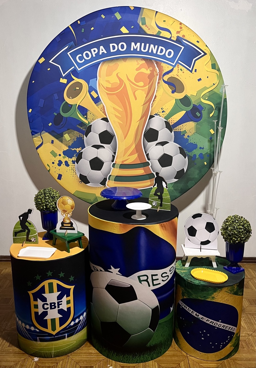 Copa Do Mundo Básico - Decoreli Decorações Pegue e Monte