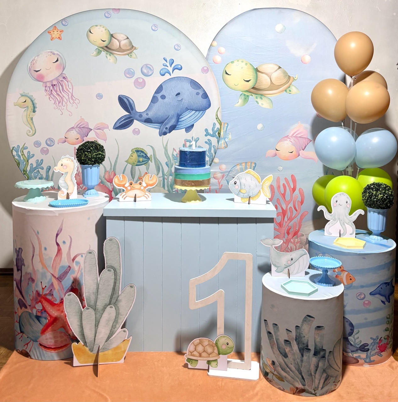 Fundo Do Mar - Kit Master - Decoreli Decorações Pegue e Monte