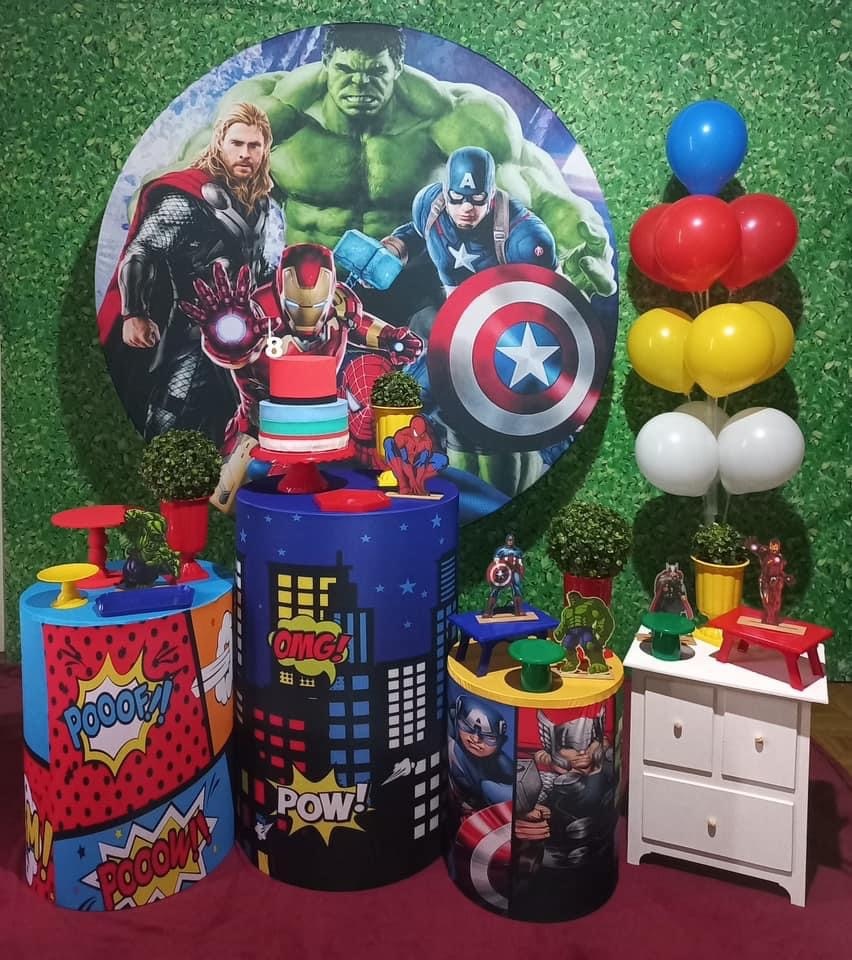 Vingadores - Kit Médio - Decoreli Decorações Pegue e Monte