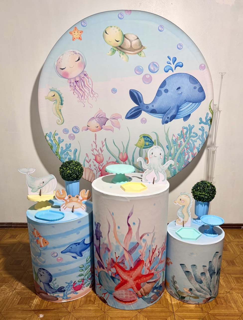 Fundo Do Mar - Kit Básico - Decoreli Decorações Pegue e Monte