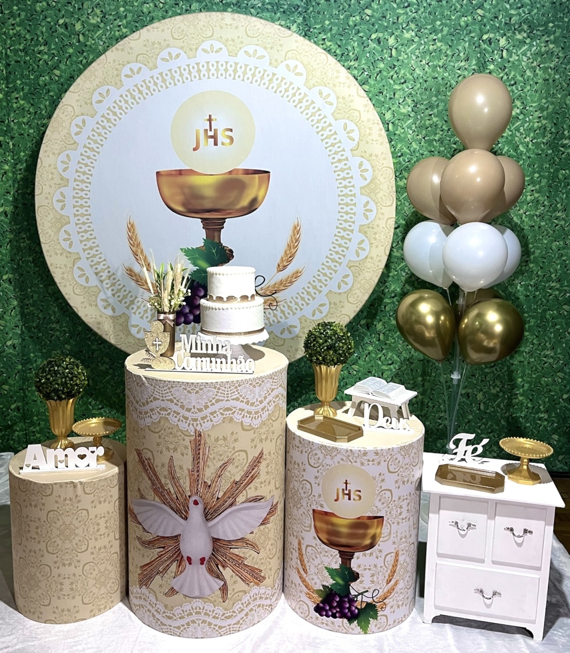 Comunhão - Kit Médio - Decoreli Decorações Pegue e Monte