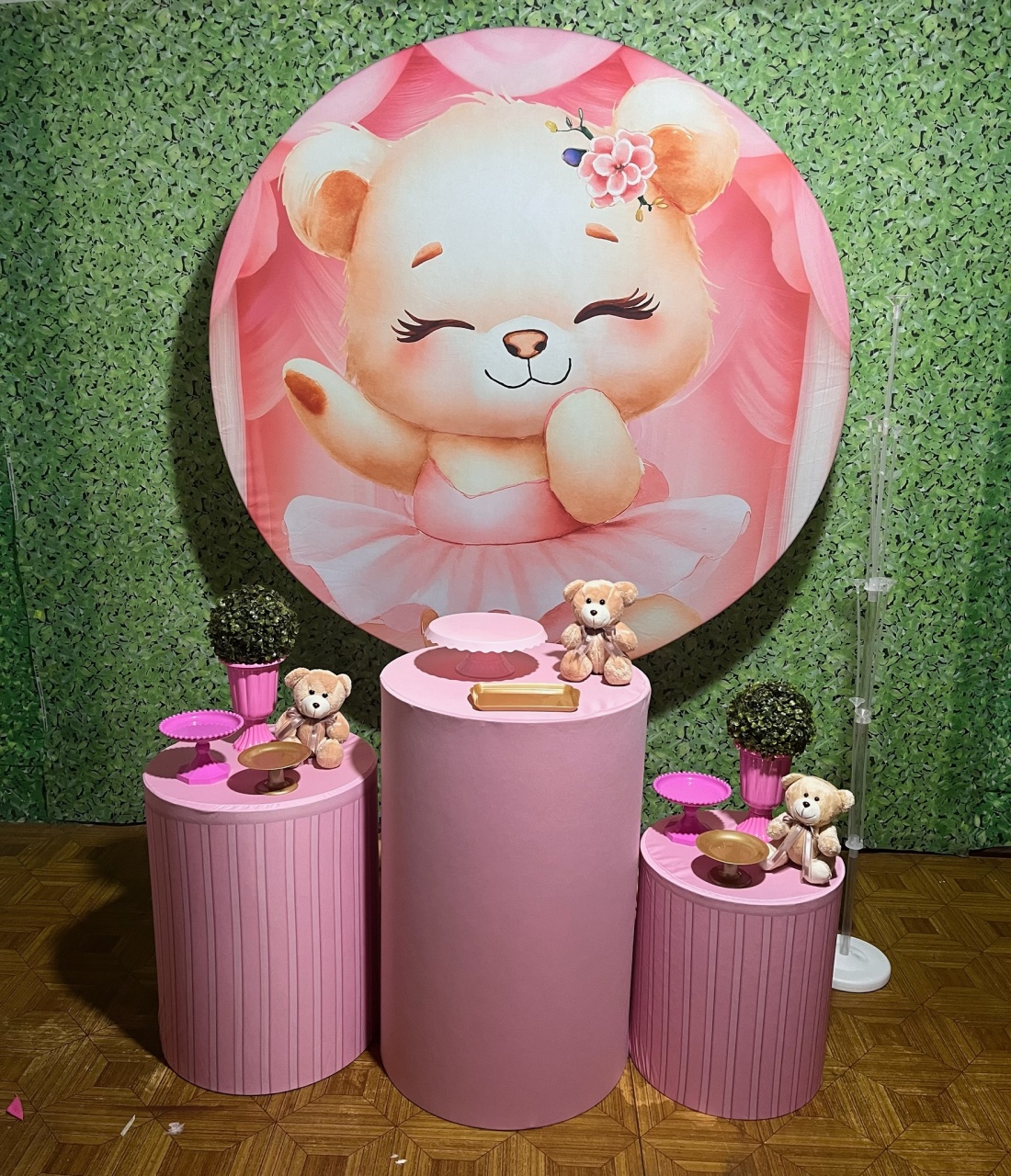 Ursinha Princesa - Básico - Decoreli Decorações Pegue e Monte