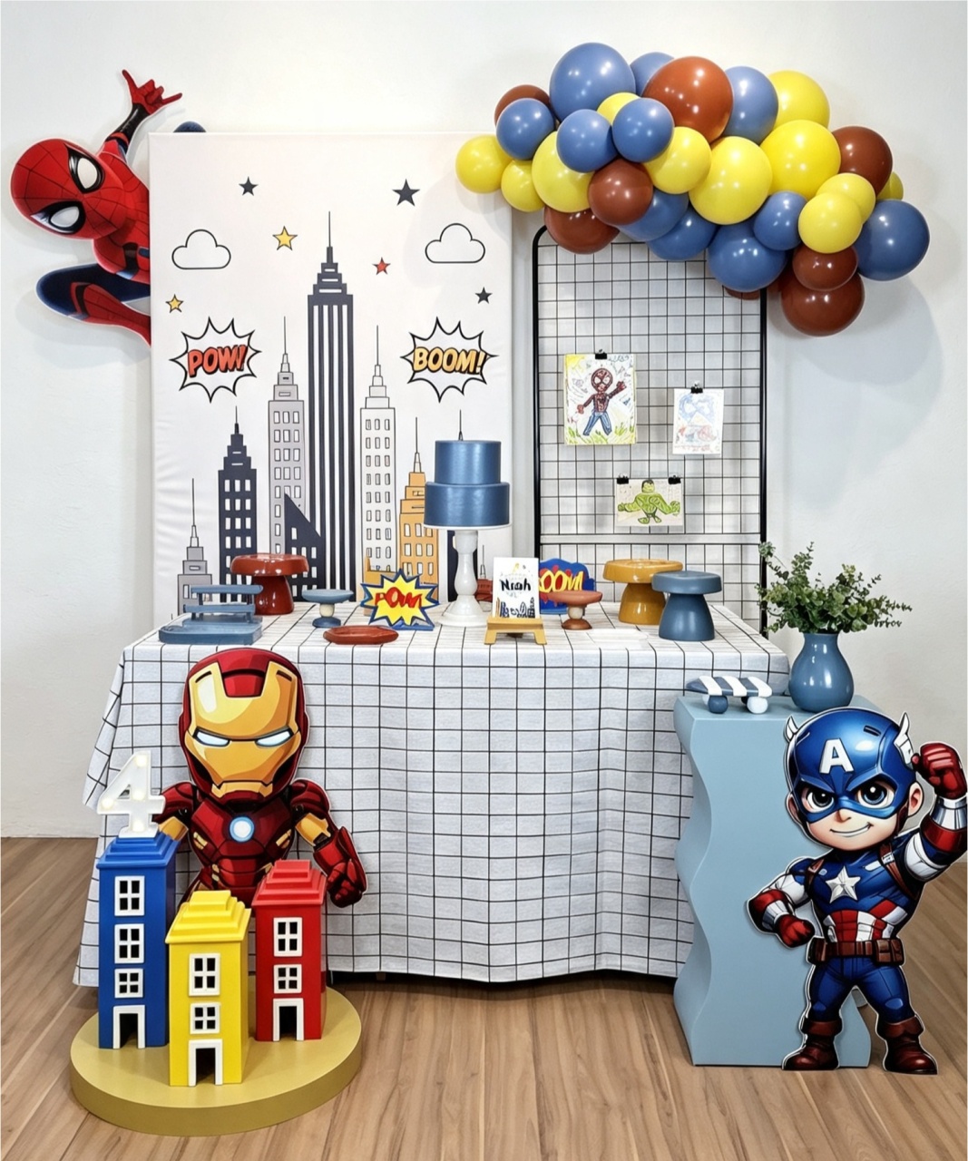 @Kit C - Afetivo - Super Herois - Studio Petit
