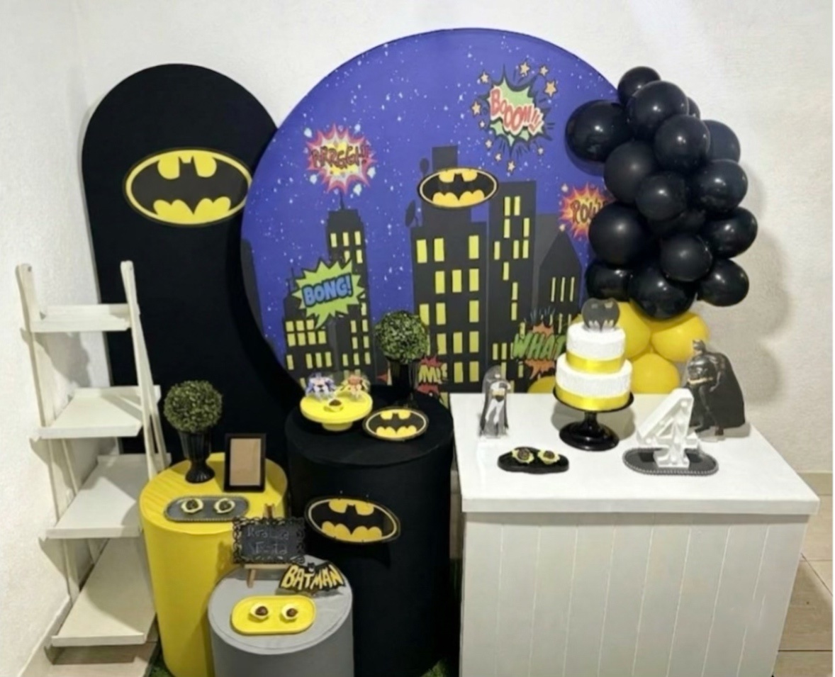 Kit Premium Infantil Masculino Batman - Realiza Festa