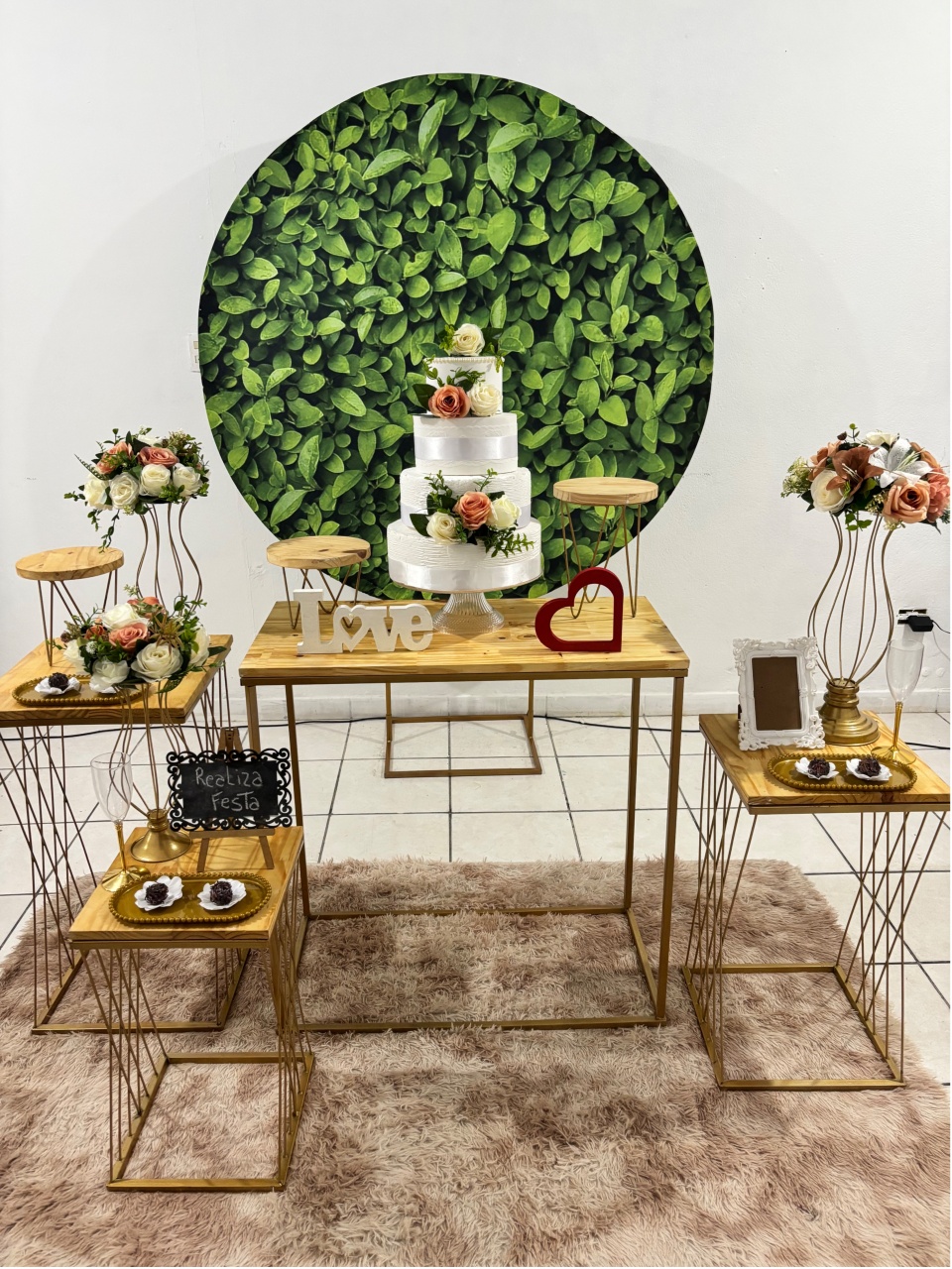 Kit Luxo Casamento Capa Muro Inglês - Realiza Festa