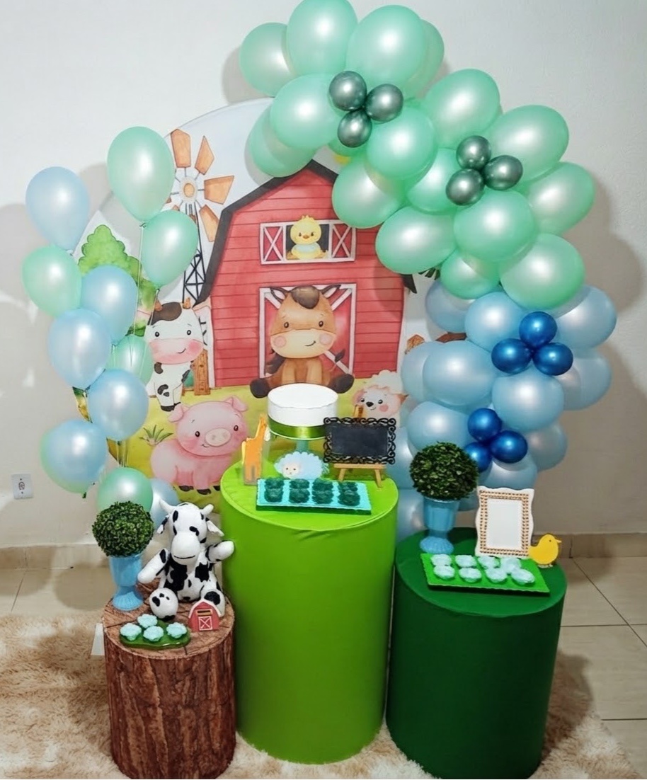 Kit Festa - Infantil Fazendinha Menino - Realiza Festa