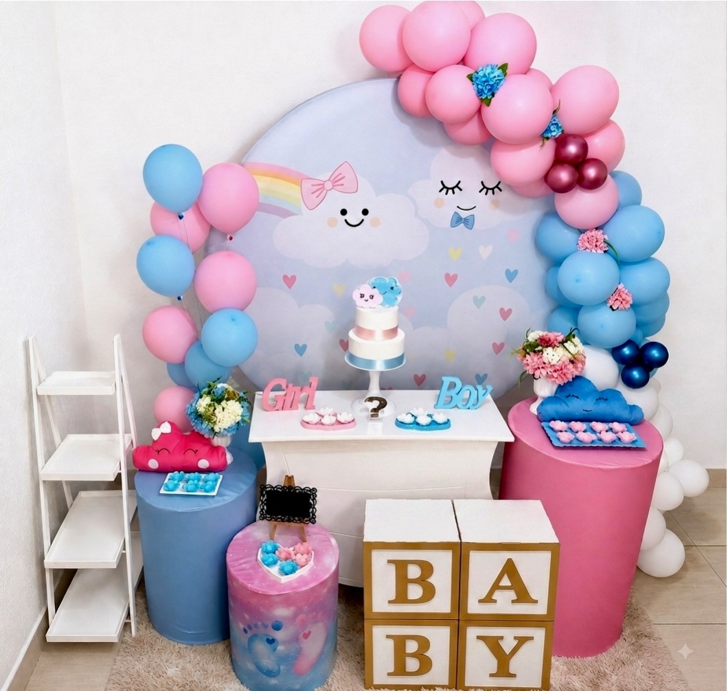 Kit Luxo - Chá Revelação Chuva de Amor - Realiza Festa